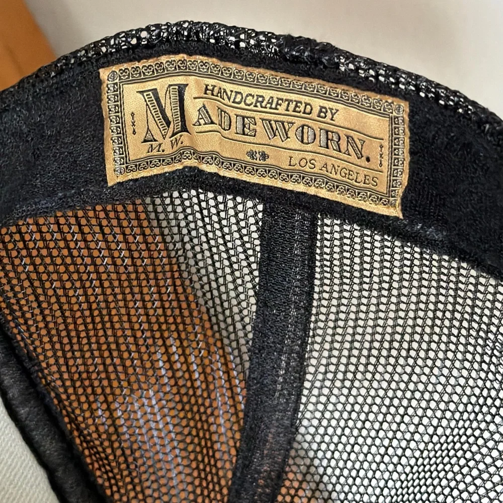 MadeWorn Black “Meili Vodka” Mesh Trucker Hat - Street Cool & Adjustable